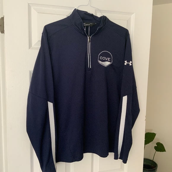 Under Armour Cannabis company Promo 1/4 Zip pullover Size L - Picture 1 of 3